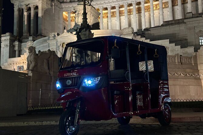 E-Tuk Tour Rome by Night - Key Points