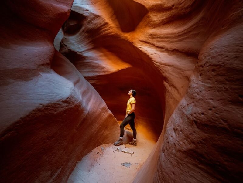 East Zion: Crimson Slot Canyon Exploration and UTV Tour - Hiking Through the Slot Canyon: A Wild Ride on Foot