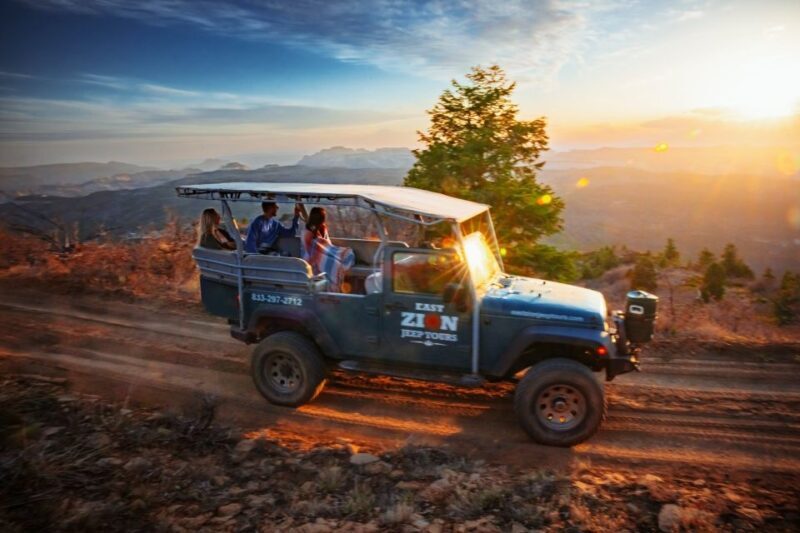 East Zion: Top of the World Sunset Jeep Tour - The Experience in Detail