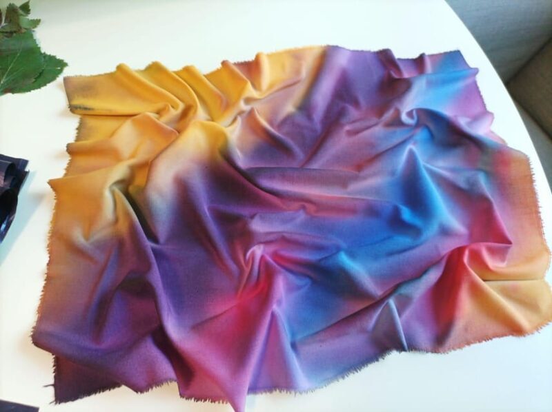 Easy Fabric Dyeing at clothing designer's cozy home - What is the Experience Like?