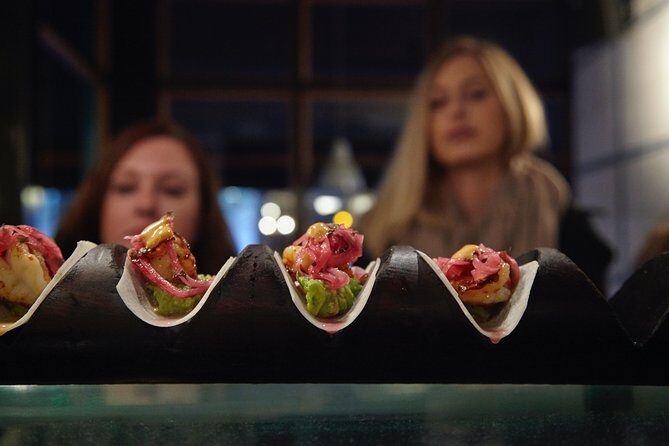 Eating London: Twilight Soho VIP Food & Drinks Tour - British Classics at 63 Frith St