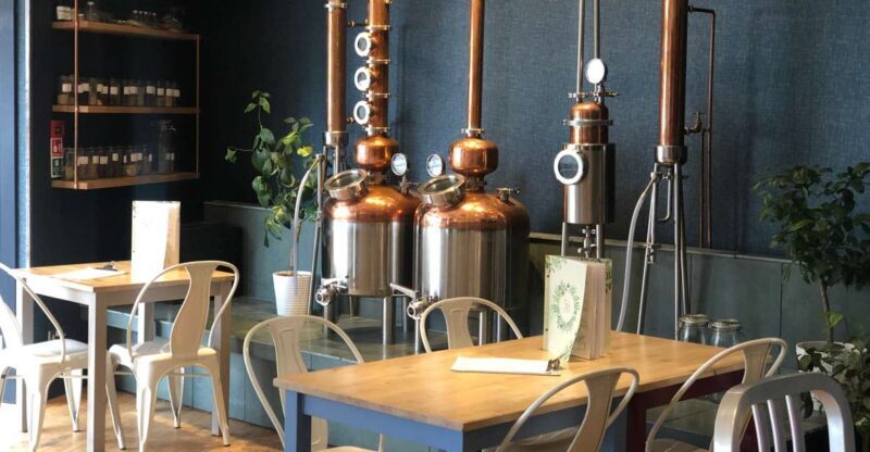 Edinburgh: Guided Gin Tasting at 56 North Distillery - Atmosphere and Location