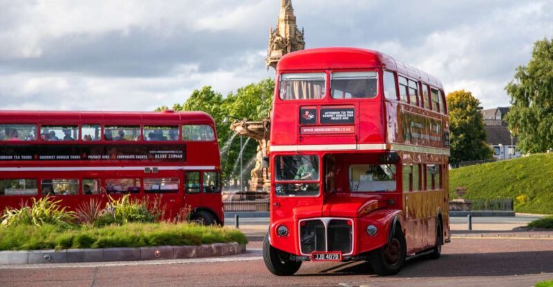 Edinburgh: Vintage Bus Tour with Afternoon Tea or Gin - The Experience: What to Expect