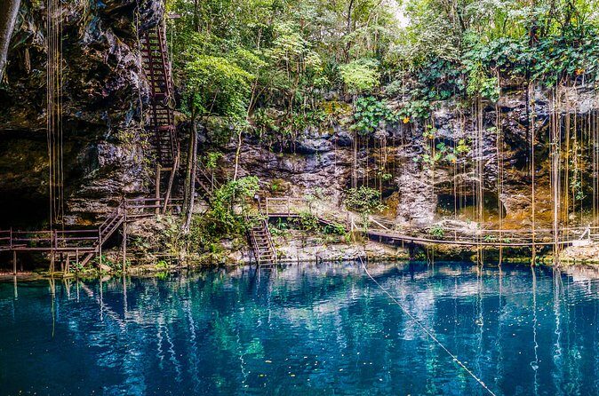 Ek Balam, Pink Lakes, Cenote & Tequila Factory Semi-Private Tour - FAQ