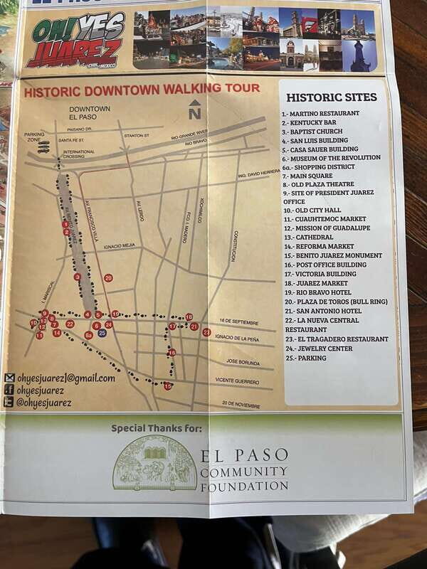 El Paso & Juarez Downtown Historic Walking Tour - FAQ