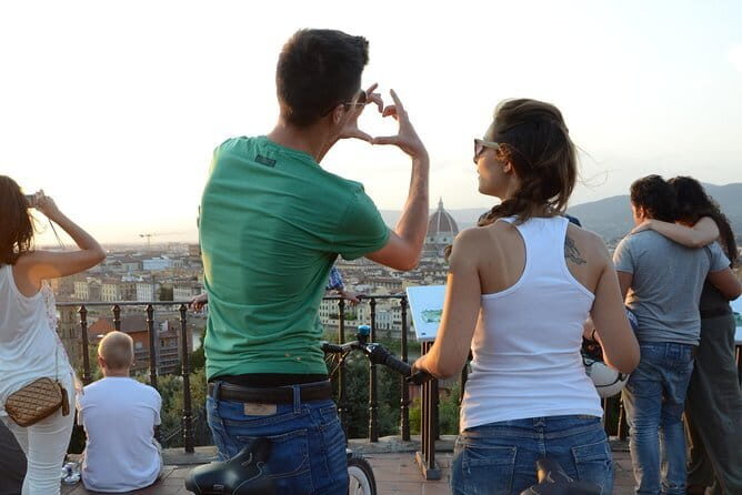 Electric Bike Night Tour of Florence with amazing view from Michelangelo Square - The Ride Through Florence’s Evening Charm