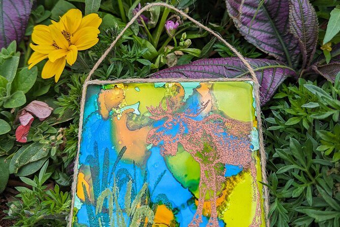 Embossed Alcohol Ink Tile in Estes Park - Who Should Try This Workshop?