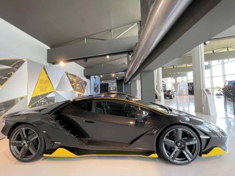 Entry to the Lamborghini Museum and Professional Simulator - Key Points