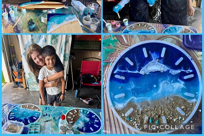 Epoxy Resin Ocean Clock Workshop in Maui - FAQ