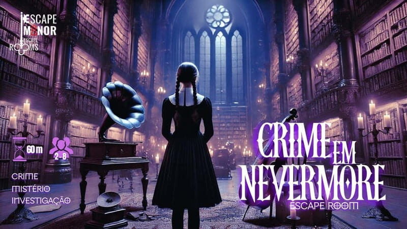 ESCAPE MANOR Escape Rooms: Nevermore Murder - The Killer - The Experience in Detail