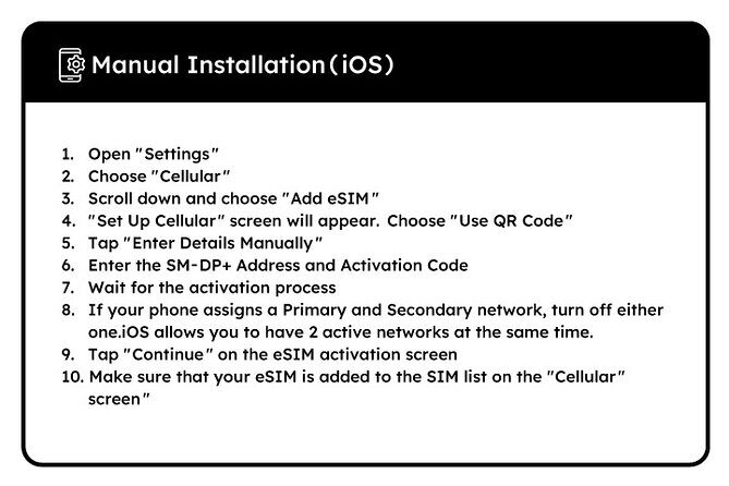 eSIM square | Unlimited Data 5G eSIM for Japan - What to Expect from the eSIM experience