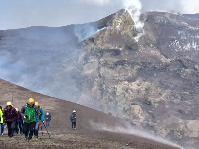 Etna Summit Craters - The Descent and Lava Channels