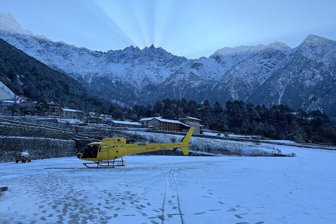 Everest Base Camp helicopter tour with landing - A Closer Look at the Everest Helicopter Experience