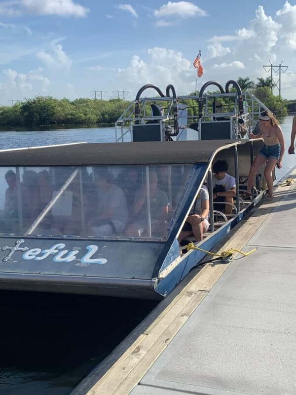 Everglades: on Flat Propelled Boat with Transportation - Value and Pricing