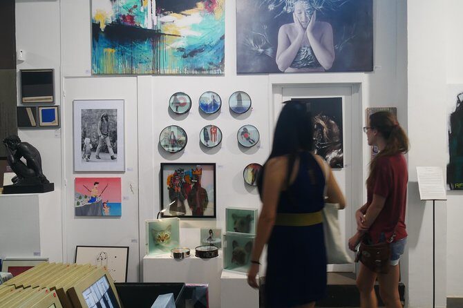 Exclusive gallery walk in Barcelonas art district - The Sum Up