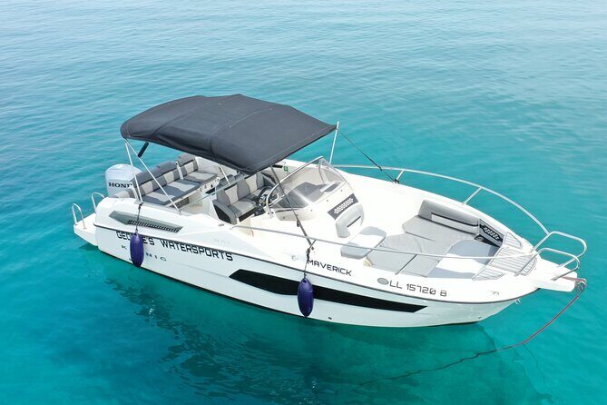 Exclusive line 225hp, self drive boat Karnic SL701 8.0m - FAQ about the Karnic SL701 Self-Drive Tour in Paphos