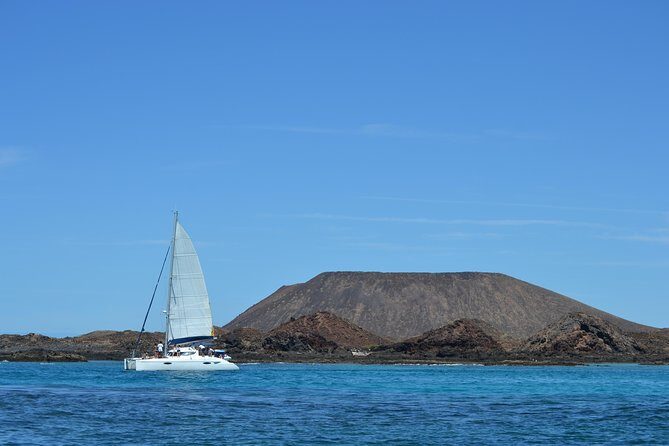 Exclusive Sailing Catamaran Experience to Lobos Island with lunch and drinks - Frequently Asked Questions