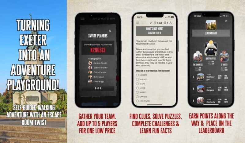 Exeter: City Walking Tour & Exploration Game - Key Points