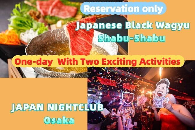 Experience Nightclub Osaka and enjoy Premium Japanese Wagyu - Key Points