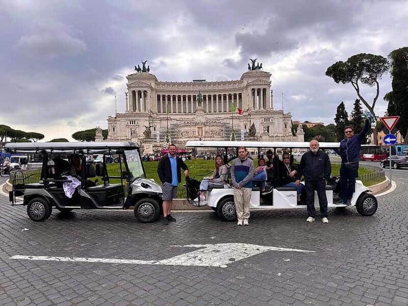 Experience Rome Private & Group Tour in Golf Cart 1.5 hour - Key Points
