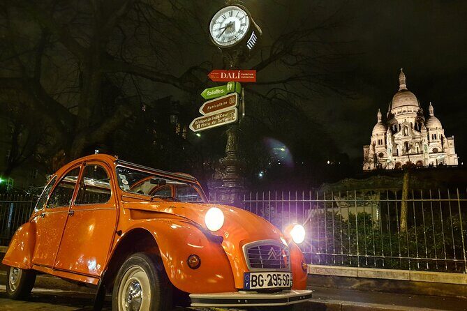 Experience the Magic of Paris By Night: A 2-Hour Iconic 2CV Tour - Starting with a Classic: The Eiffel Tower and Beyond