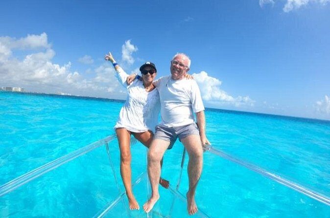 Explore Caribbean in a Transparent Boat in Isla Mujeres - The Sum Up
