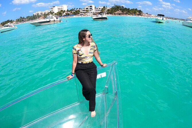 Explore Caribbean in a Transparent Boat in Isla Mujeres - FAQ