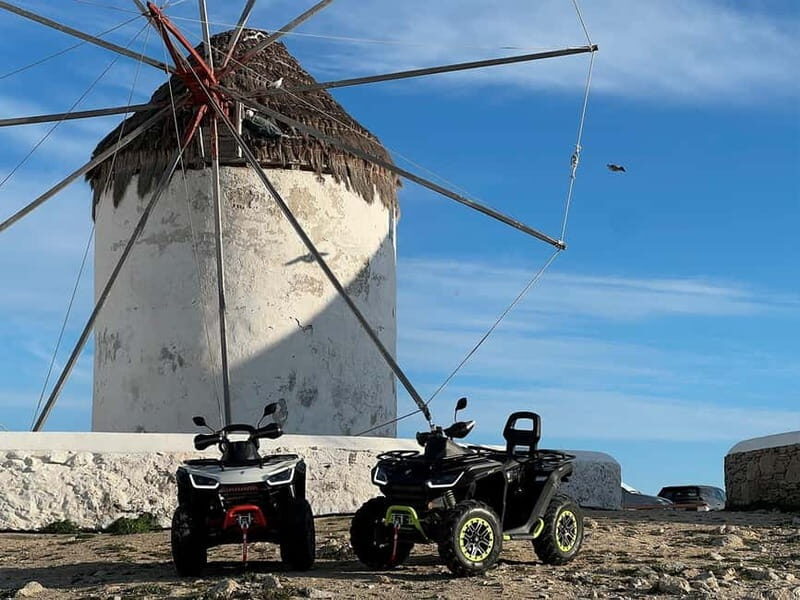 Explore Mykonos Island with a 650cc ATV / QUAD Tour - The Itinerary in Detail