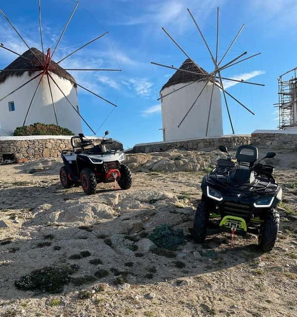 Explore Mykonos Island with a 650cc ATV / QUAD Tour - FAQ
