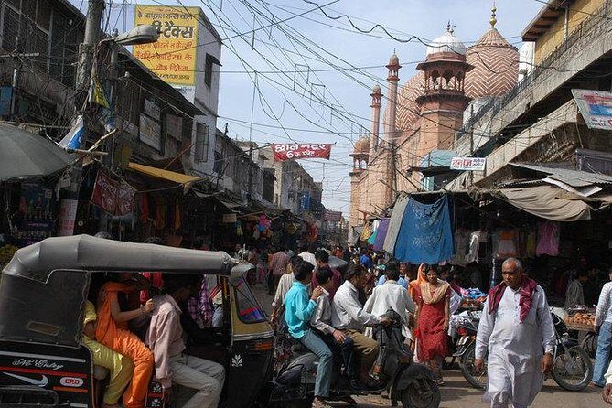 Extensive Agra Fort and colorful Kinari Bazaar Tour - Key Points