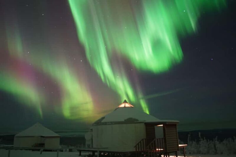 Fairbanks: Late Night Yurt Dinner and Northern Lights - Key Points