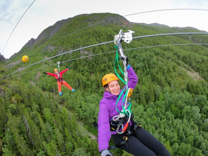 Feel the adrenaline in Mosjøen Zipline - Key Points