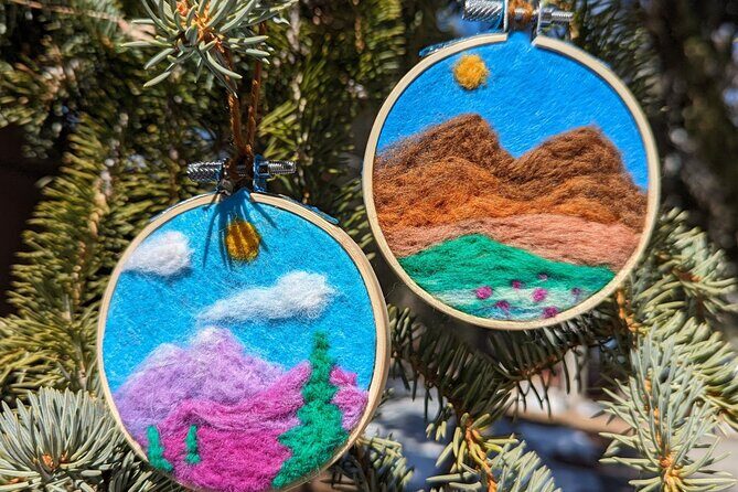 Felted Landscape Ornament Art Kit in Estes Park - An Introduction to the Felt Landscape Art Kit Experience