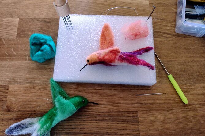 Felting Hummingbird Ornament Class in Estes Park - Introduction