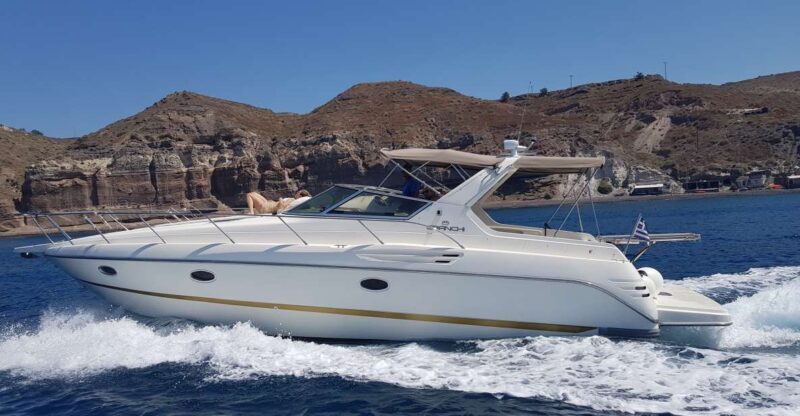 Fira: Private Day Cruise with BBQ, Drinks, & Hot Springs - Key Points