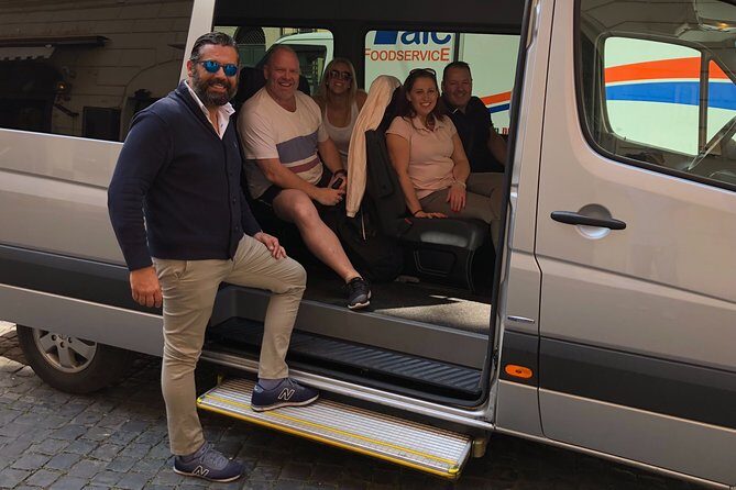 Fiumicino Airport private transfers with luxury Mercedes van - Practical Details