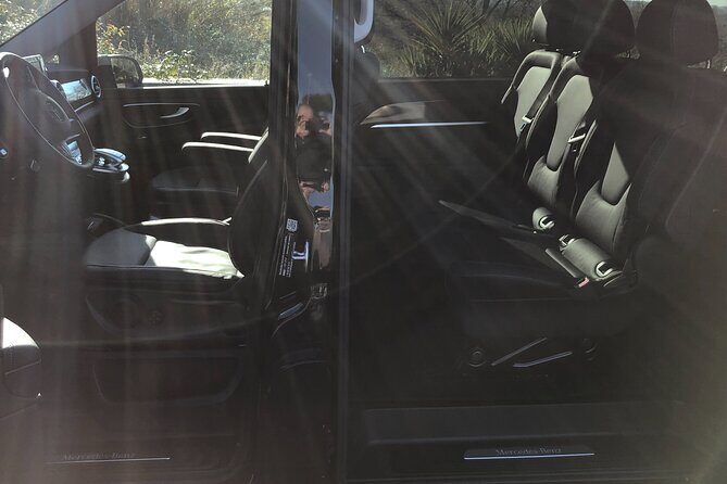 Fiumicino Airport private transfers with luxury Mercedes van - The Sum Up