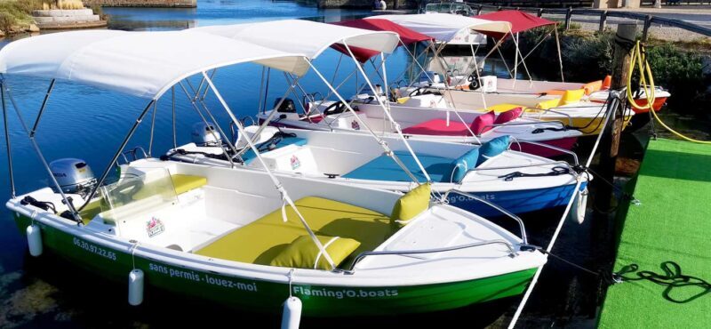 Flaming'O boat rental without a license in Carnon Palavas Montpellier - Key Points