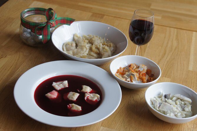 Flavours of Polish Christmas: 4 course dinner + cooking class - Key Points