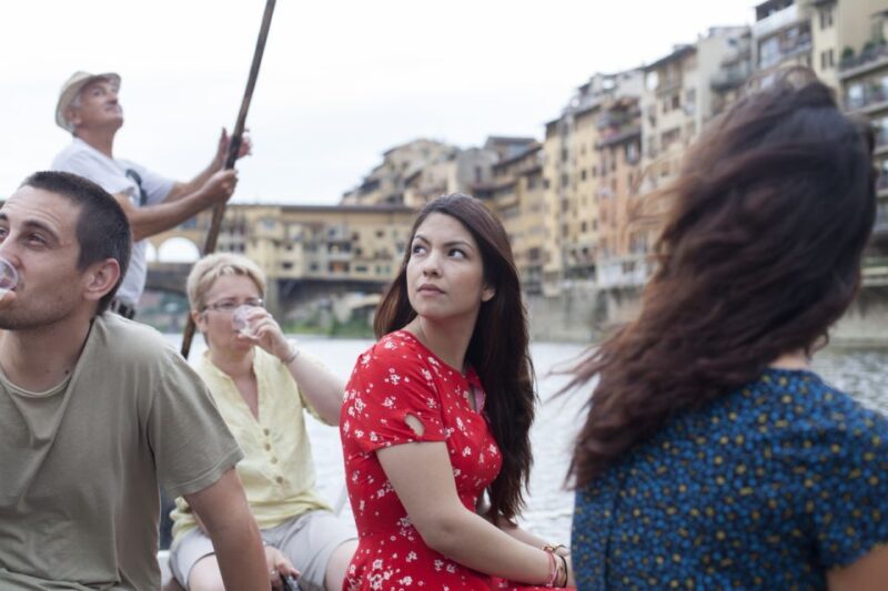 Florence: Guided Gondola Boat Tour with a Glass of Wine - Key Points