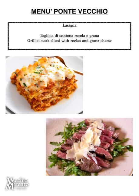 Florence: Typical Tuscan Lunch in the Heart of Florence: Ponte Vecchio Menu - A Closer Look at the Experience