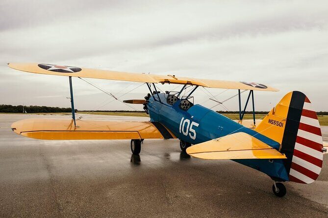 Fly A WWII Biplane Over Rockport - Key Points