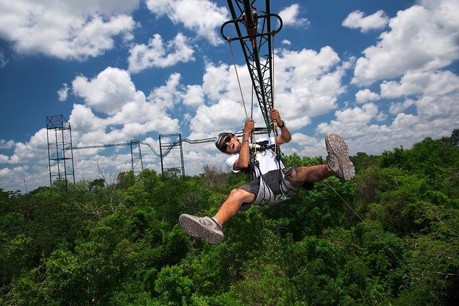 FLY OVER THE JUNGLE extreme Zip Line Circuit, Aqua Zip and more! - Exploring the "Fly Over the Jungle" Extreme Zip Line Adventure in Cancun