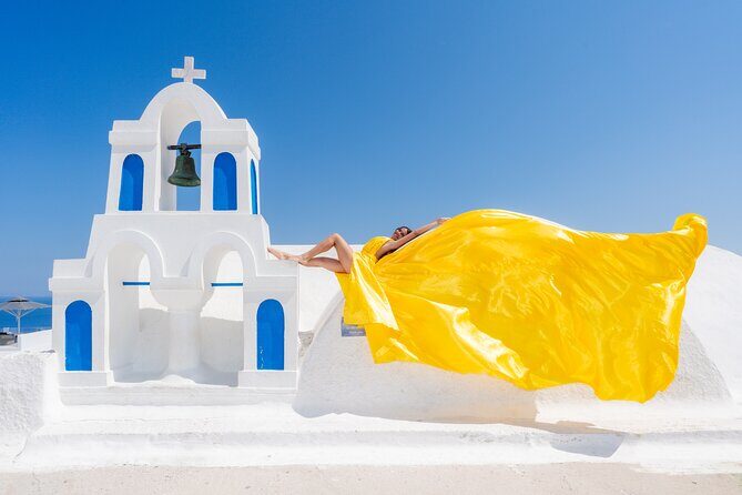 Flying Dress Experience - Santorini Photoshoot - What We Love & What to Consider