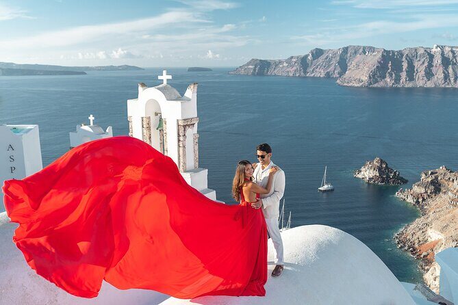 Flying Dress Photo © Photoshoot in Santorini: Express Package - An In-Depth Look at the Experience