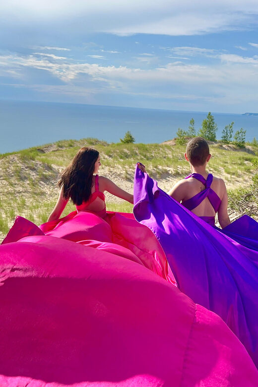 Flying Dress Photo Shoot Traverse City & Surrounding Areas - The Itinerary & Locations