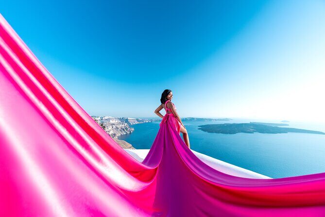 Flying Dress Photoshoot in Santorini by Flying Dress Photo © - The Experience Breakdown: What to Expect from Start to Finish