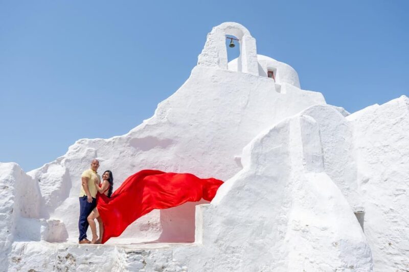 Flying Dress Photoshooting Mykonos - Key Points