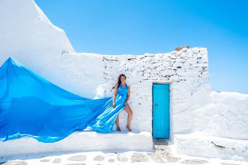 Flying Dress Photoshooting Mykonos - Who Will Love This Experience?