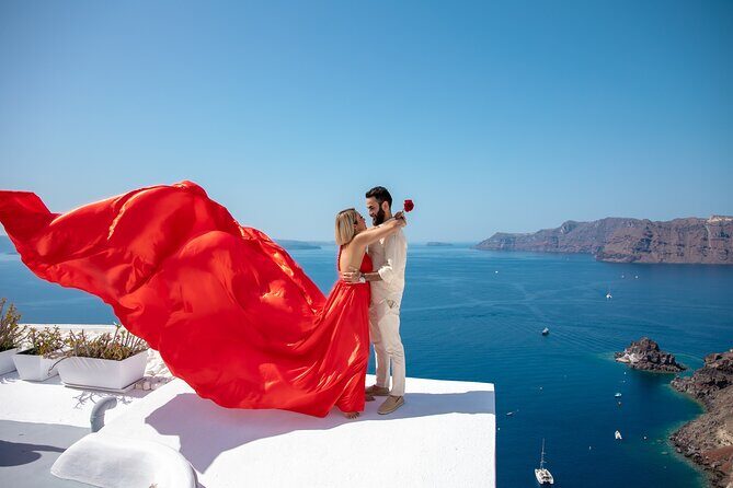 Flying Dress Photoshooting Santorini - The Itinerary in Detail
